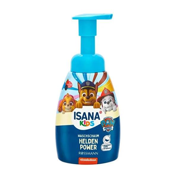Isana Kids Paw Patrol Foaming Soap: Gentle, Strawberry &amp; Currant Scented, Microplastic-Free Children&