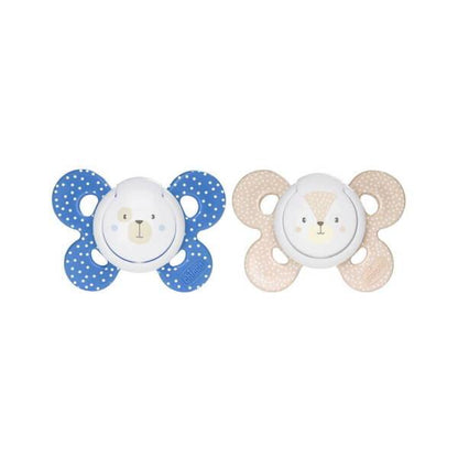 Chicco Orthodontic Pacifier - Physio Forma 2-Pack for Infants 6-16 Months, Safe Silicone Design