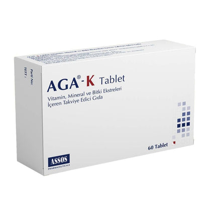 Aga-K Dietary Supplement - 60 Tablets for Health and Wellness Support