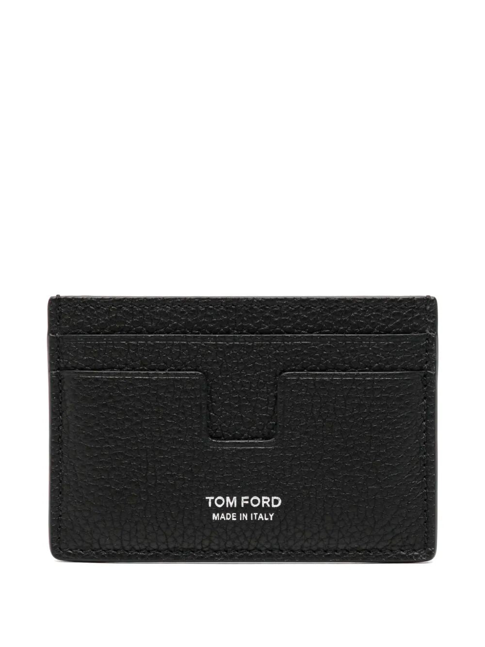 TOM FORD Grained Leather Card Holder - Mini Size