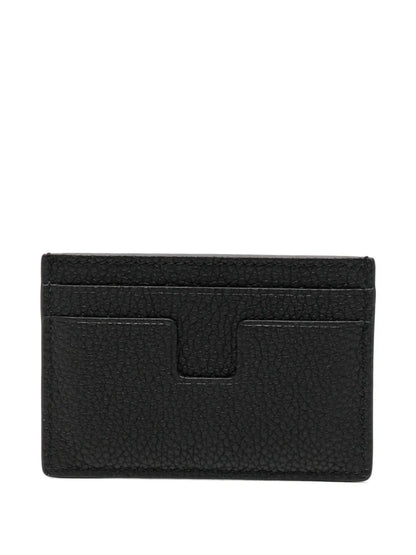 TOM FORD Grained Leather Card Holder - Mini Size