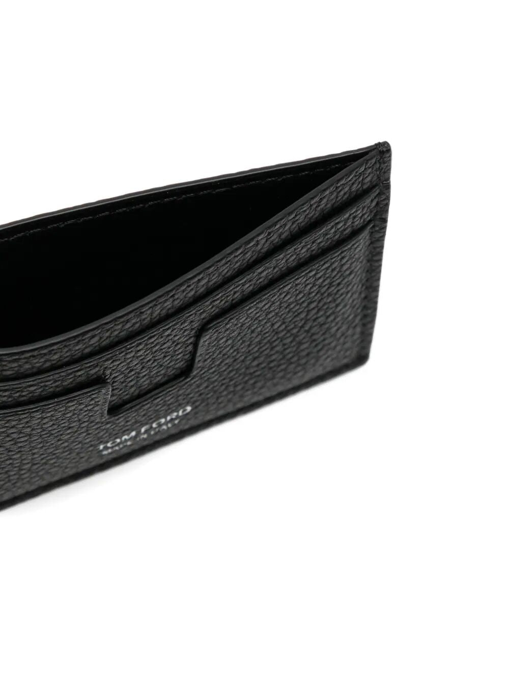 TOM FORD Grained Leather Card Holder - Mini Size