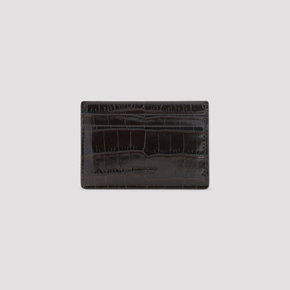 TOM FORD Mini Leather Credit Card Case - 100% Leather - FW25