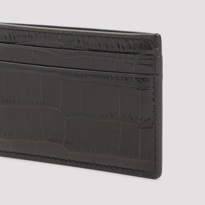 TOM FORD Mini Leather Credit Card Case - 100% Leather - FW25