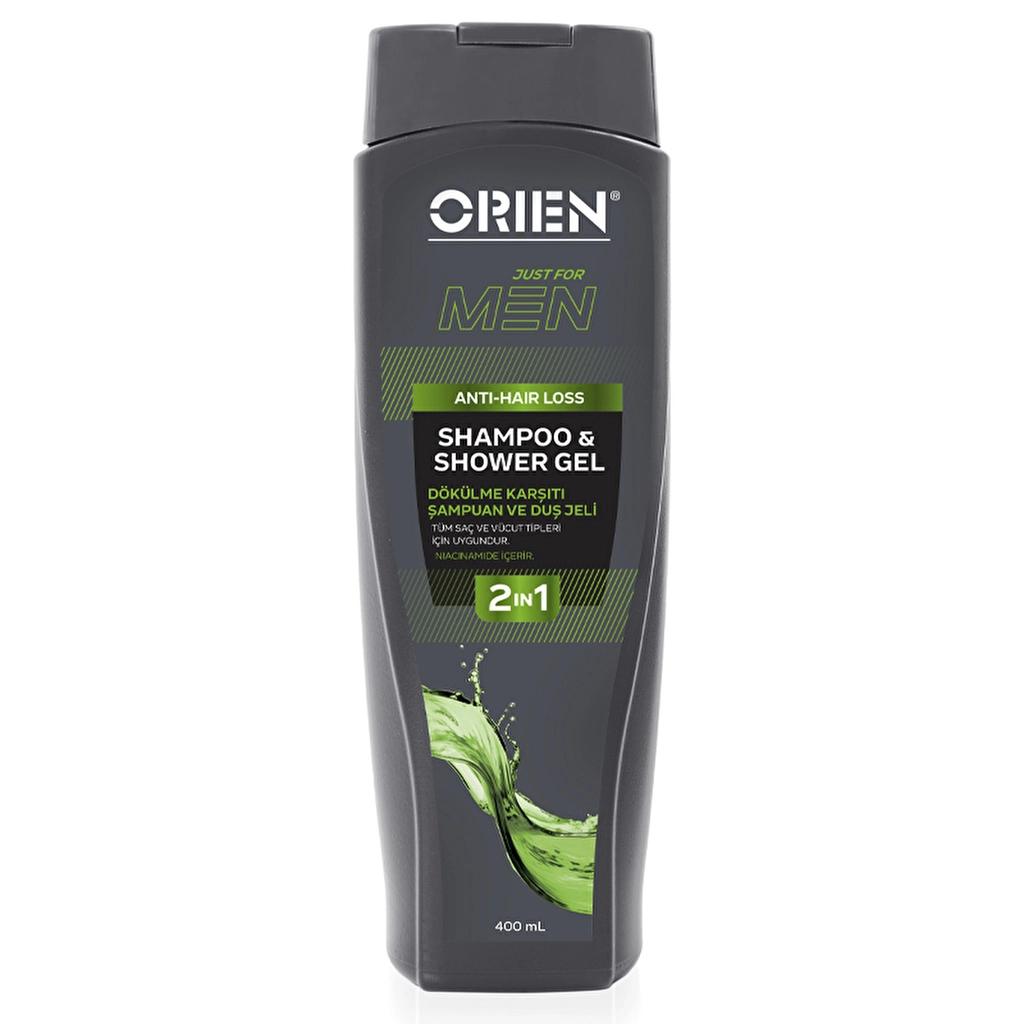 Orien Men 2-in-1 Anti-Hair Fall Shampoo &amp; Shower Gel 400 ml