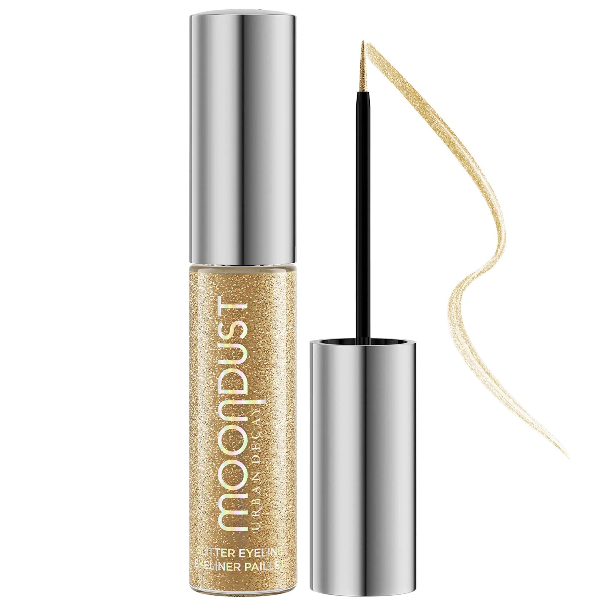 Moondust Liquid Glitter Eyeliner: High-Impact Shimmer, Vegan &amp; Cruelty-Free Sparkle Eyeliner - Precise, Water-Based Brightening Formula