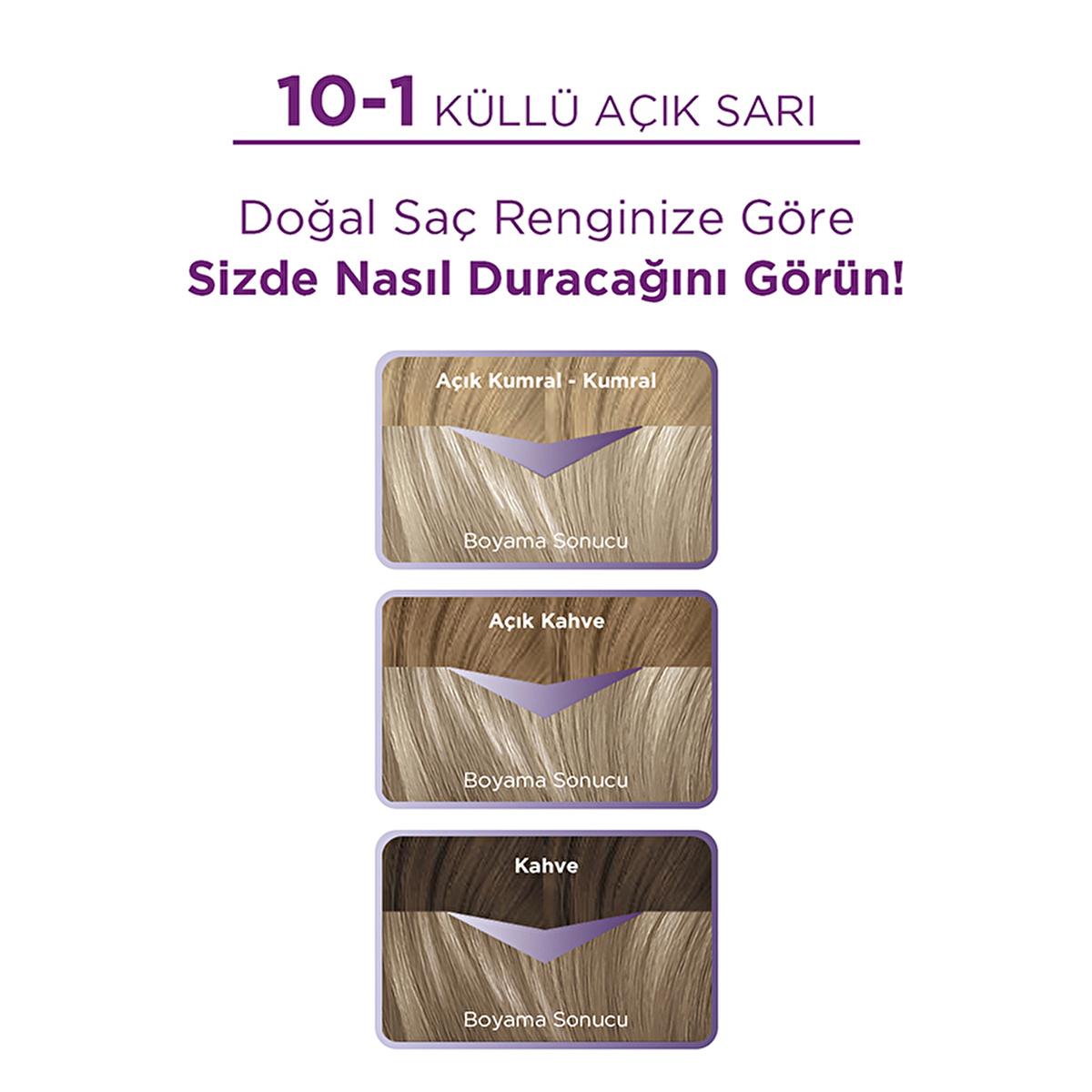 Palette Hair Dye - Ash Light Blonde (Küllü Açık Sarı) - Intense Color &amp; Nourishing Formula