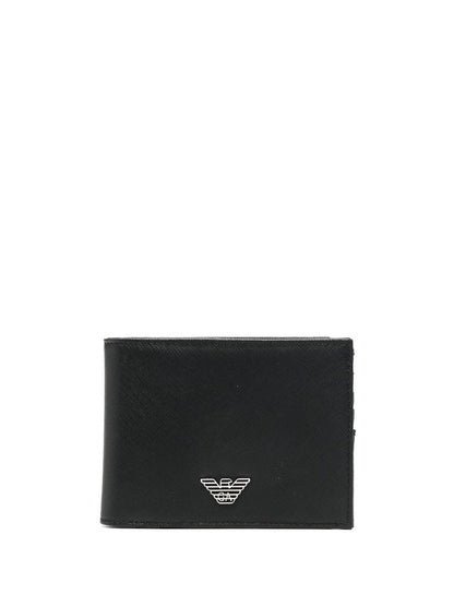 EMPORIO ARMANI Stylish Mini Bifold Wallet