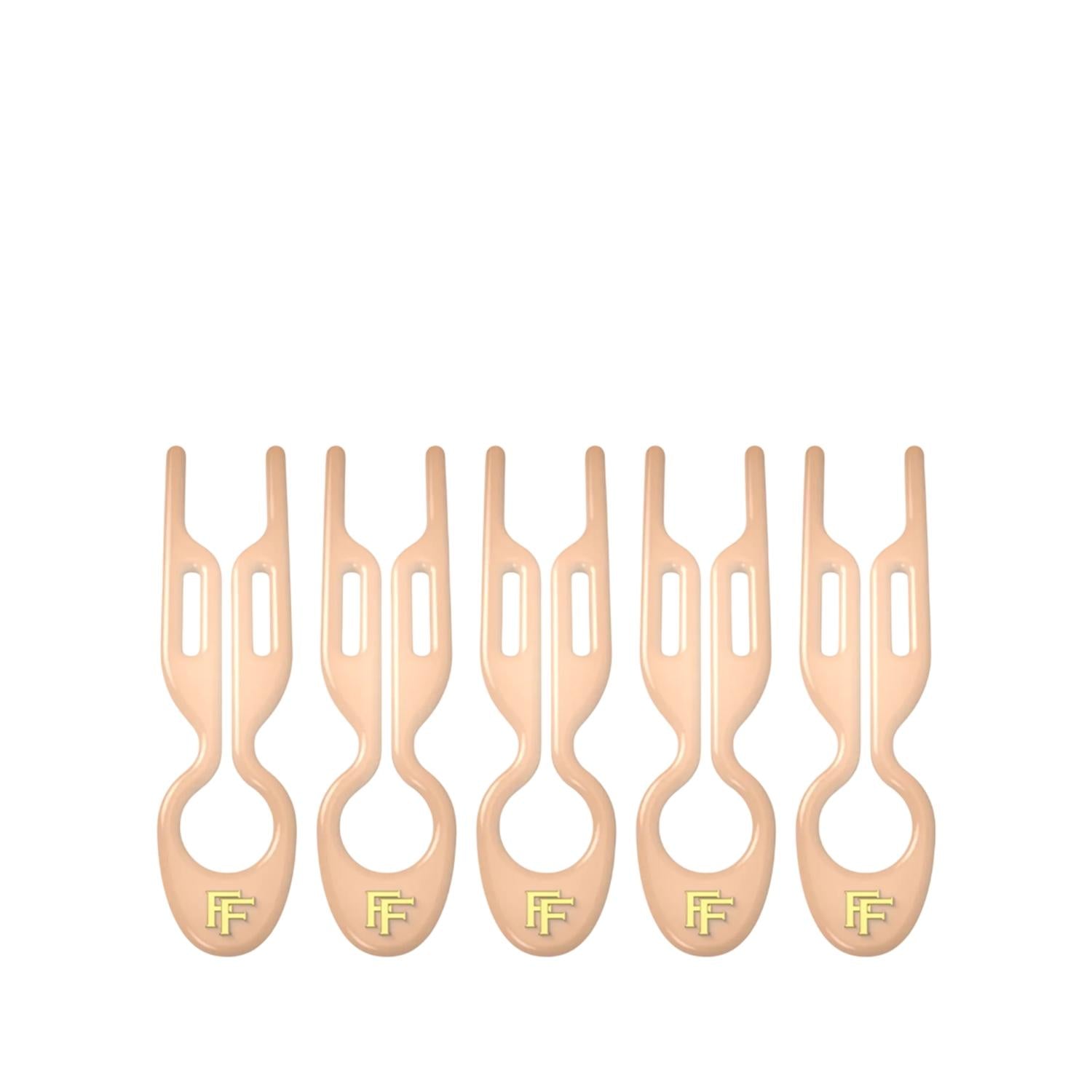 Fiona Franchimon No. 1 Hairpin Elegant Rose Hair Pins 5-Pack