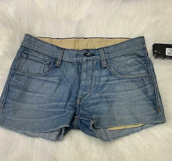 Rag &amp; Bone Dre Cutoff Denim Shorts, Size 30