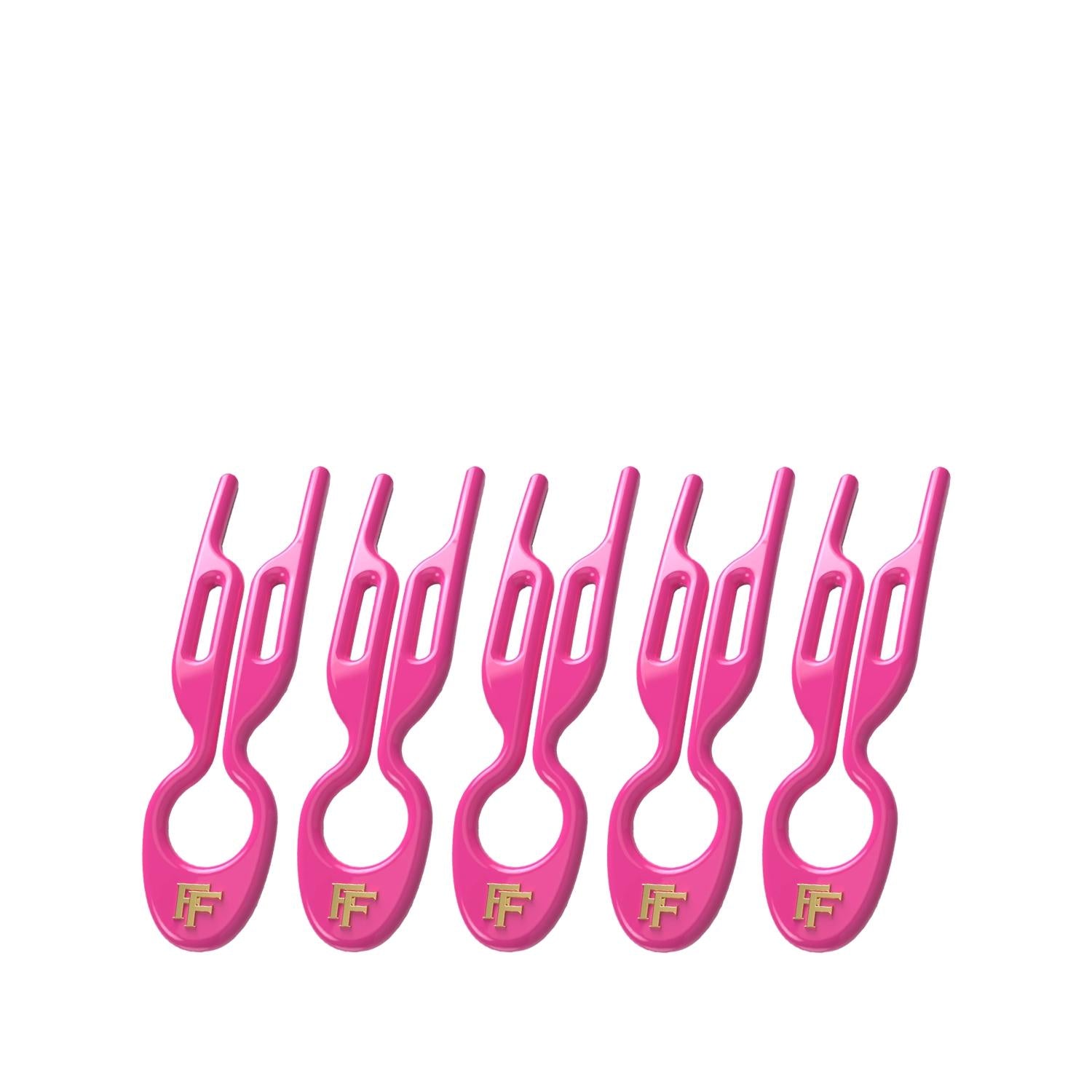 Fiona Franchimon No. 1 Hairpins Strawberry Pink 5-Pack