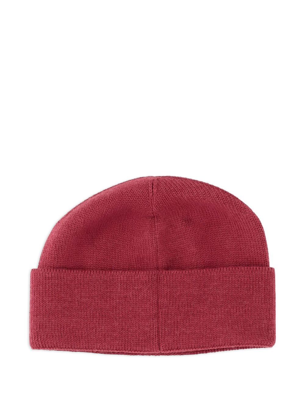 VALENTINO GARAVANI Ribbed Knit Cotton and Wool Beanie with Folded Cuff - Men&