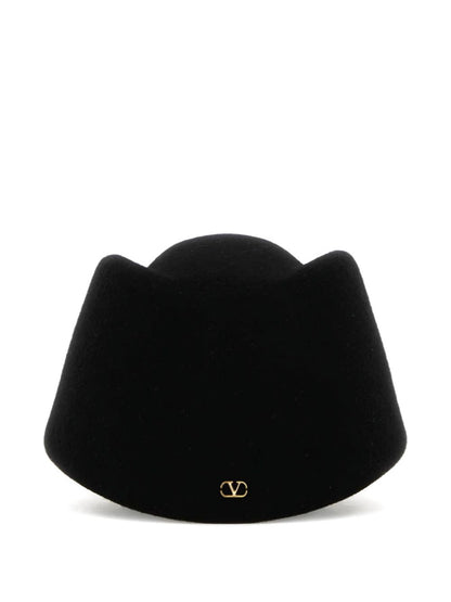 VALENTINO GARAVANI Merino Wool Rounded Crown Hat