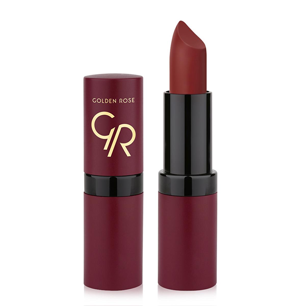 Golden Rose Matte Lipstick - Velvet Finish, Moisturizing &amp; Paraben-Free Lip Color