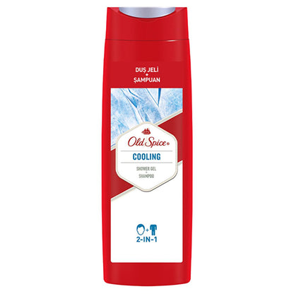 Old Spice Cooling: 2-in-1 Shower Gel &amp; Shampoo - Refreshing Clean, Eliminates Odor, Masculine Scent