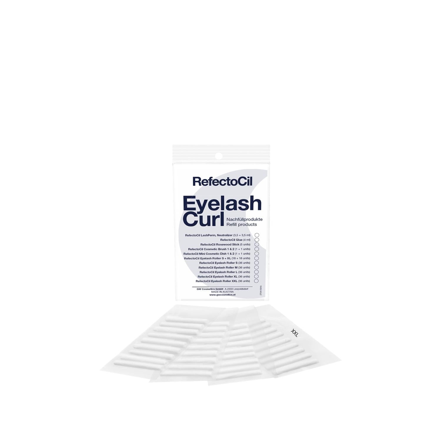 RefectoCil XXLarge Eyelash Roller - Professional Eyelash Curling Tool for Beauty Treatments (36 Pack)