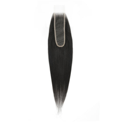 Yaki Straight 2x6 Transparent Lace Human Hair Closure