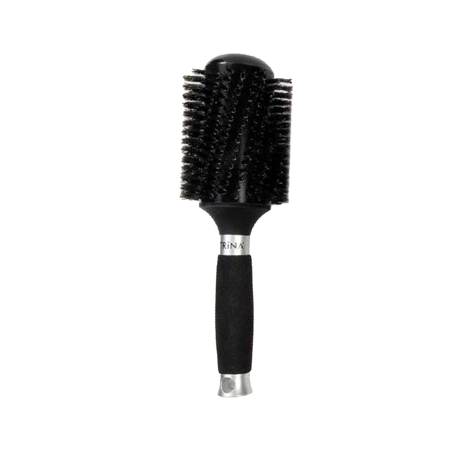 Trina Ceramic Round Hair Brush 6 - Professional Heat Styling Tool for Smoothing &amp; Shine