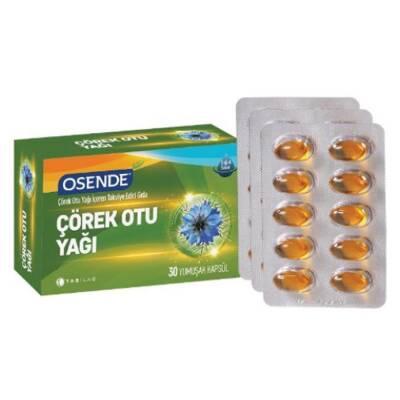 Osende Black Seed Oil Supplement - 30 Cold Pressed Capsules - Essential Fatty Acids &amp; Natural Dietary Support