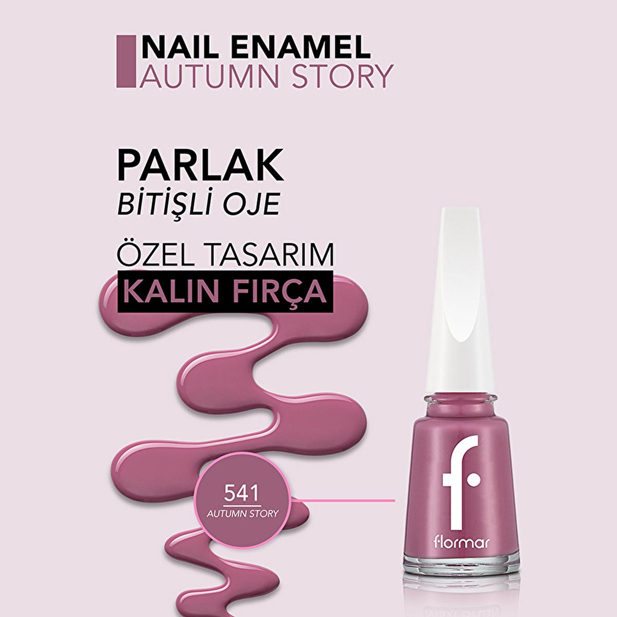 Flormar Long Lasting Nail Enamel - Nourishing &amp; Vibrant Nail Color