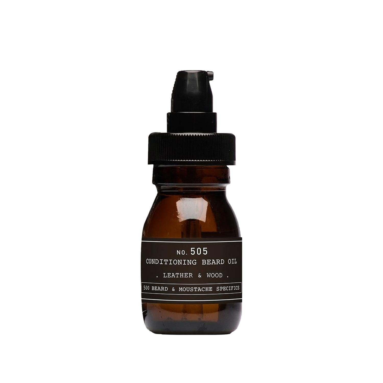 Depot No. 505 Conditioning Beard Oil Leather &amp; Wood 30 ml