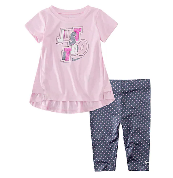 Nike Baby Girls 2-Pc. Dri-fit Tunic &amp; Capri Set