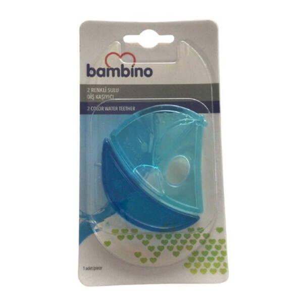 Bambino Baby Teether Toy, Colorful Teether for Teething Relief - Soothe Baby Gums with 2 Colorful Water-Filled Teethers