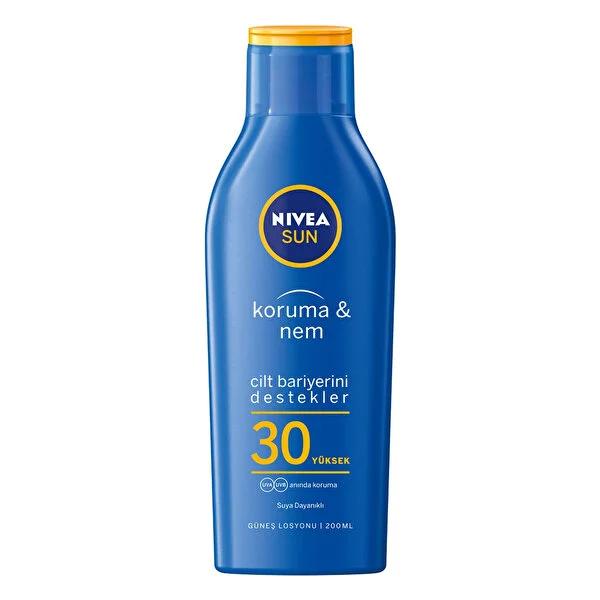 Nivea Sunscreen Lotion SPF 30 - Moisturizing, Water-Resistant, UVA &amp; UVB Protection for Outdoor Activities