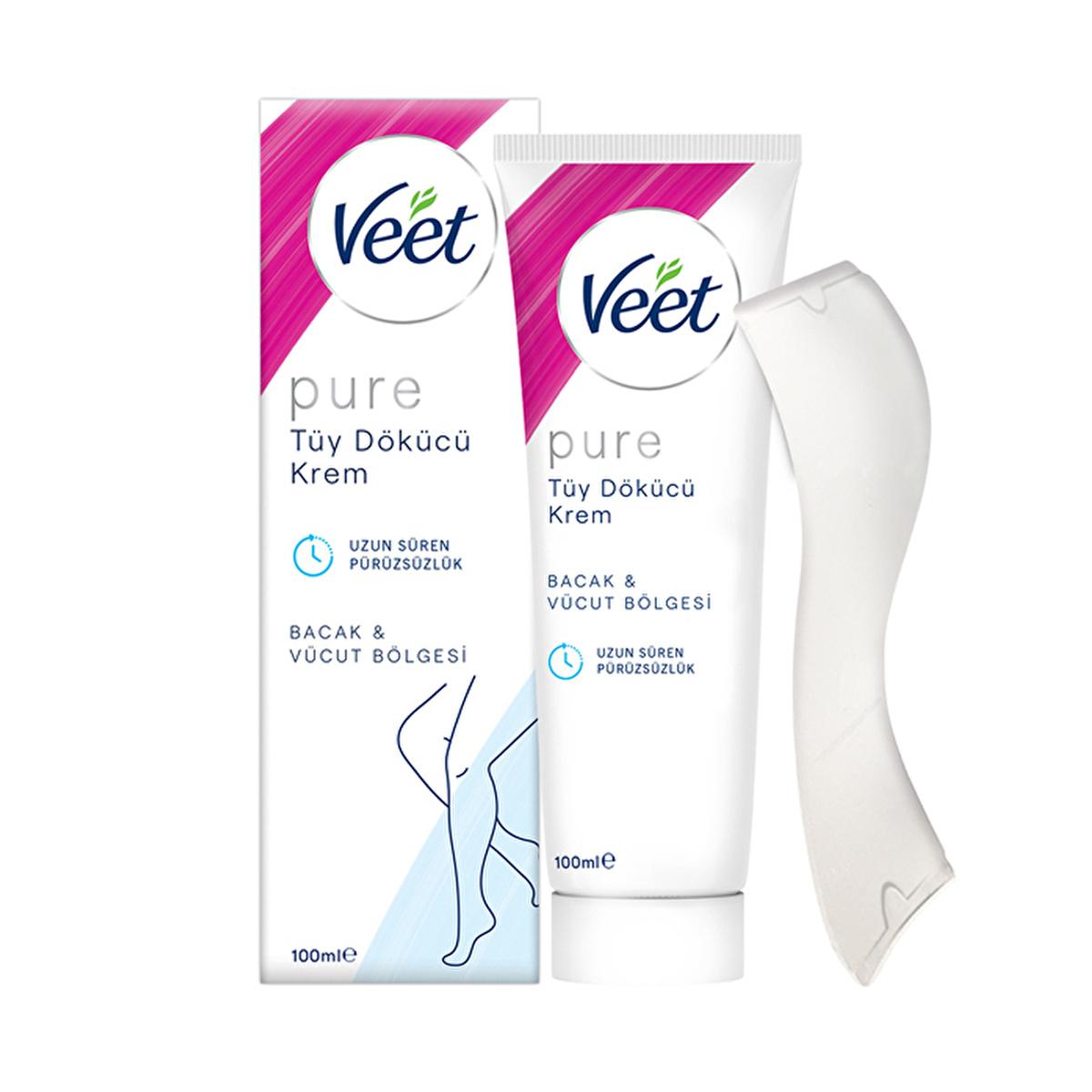 Veet Hair Removal Cream for Sensitive Skin - Smooth &amp; Fresh Technology, 3.38 fl oz
