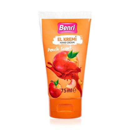 Benri Peach Scented Hand Cream Hydrating &amp; Softening 75 ml