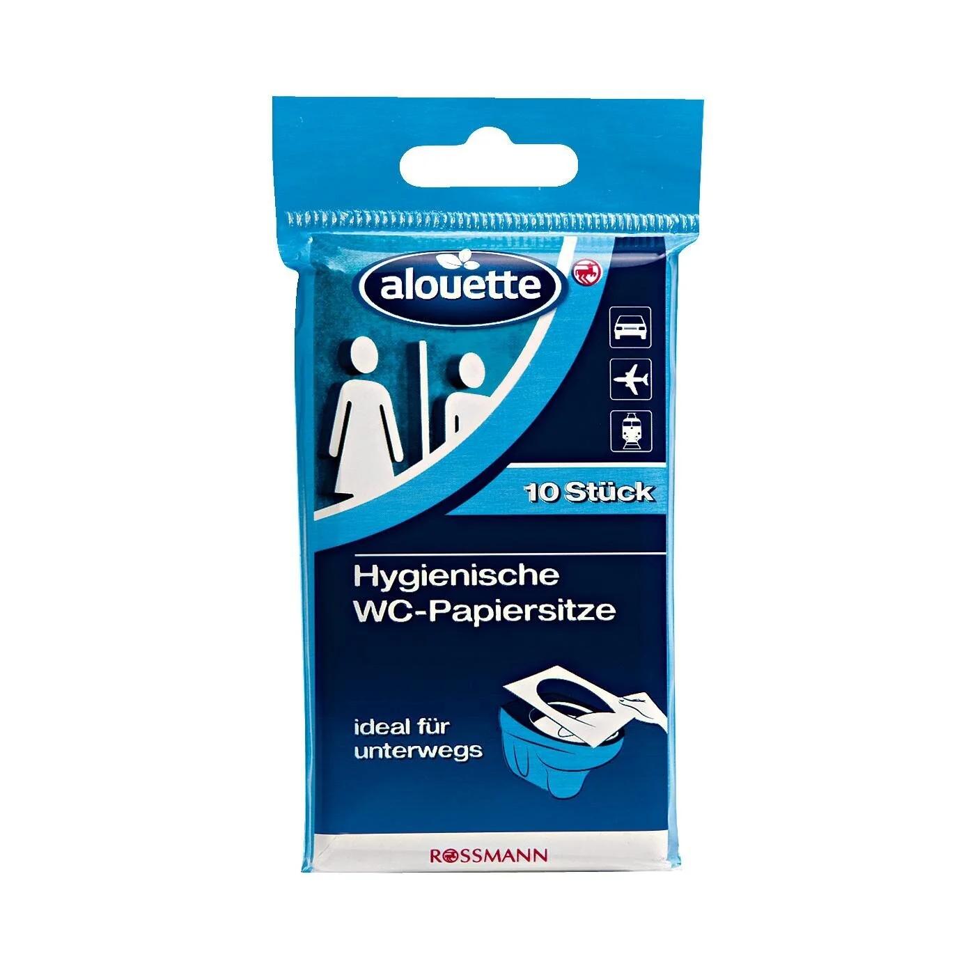 Alouette Disposable Toilet Seat Covers for Travel 10 Count