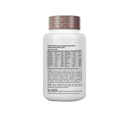 Voop Multivitamin &amp; Mineral Daily Supplement 30 Capsules