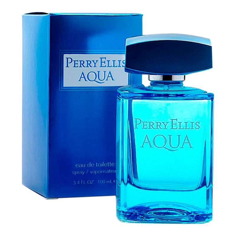 Perry Ellis Aqua Eau De Toilette Spray for Men 3.4 oz