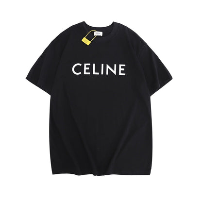 CELINE Paris Loose T-Shirt in Cotton Jersey
