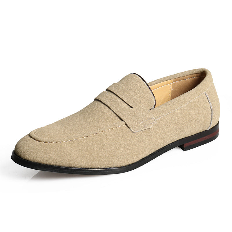 Solid Color Loafers Slip On Casual Beanie Shoes