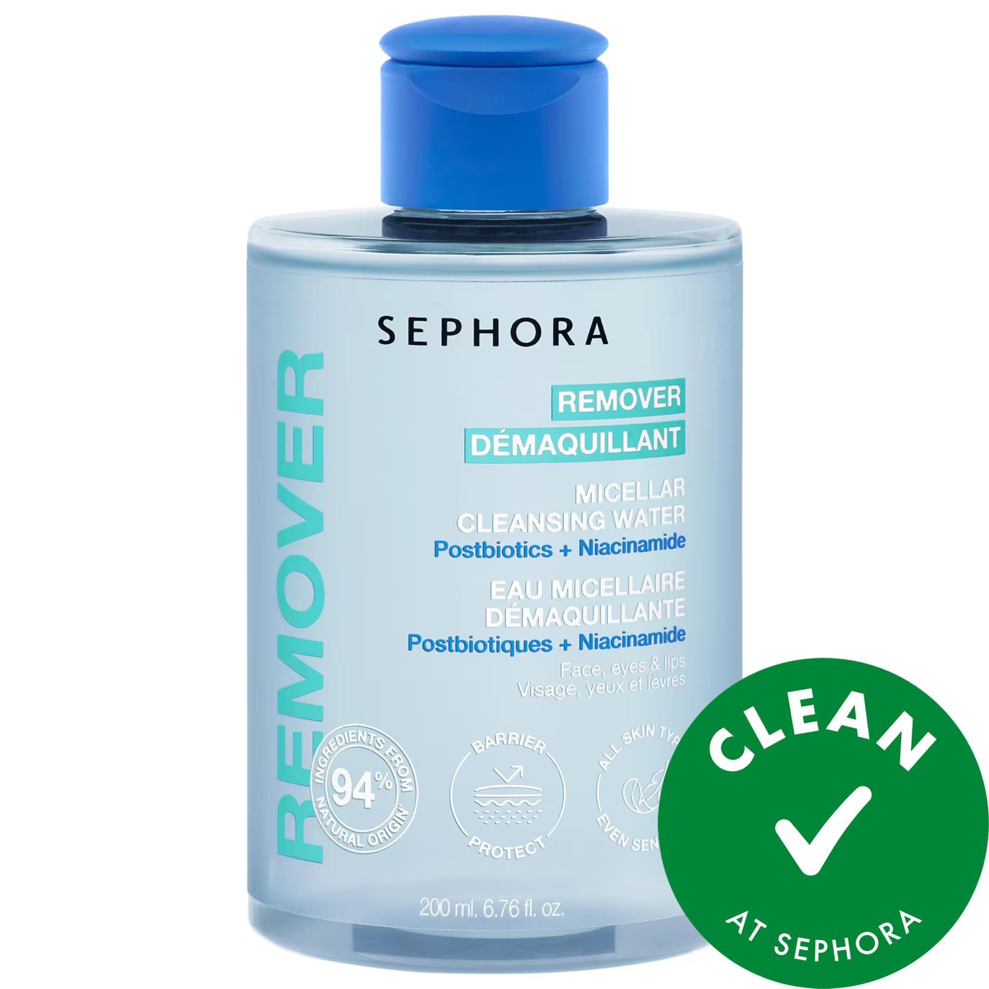 Drunk Elephant Micellar Cleansing Water With Postbiotics + Niacinamide - Gentle Makeup Remover &amp; Hydrating Skincare for Normal, Dry, Combination &amp; Oily Skin Types