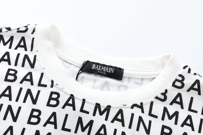 BALMAIN Logo Print T-shirt