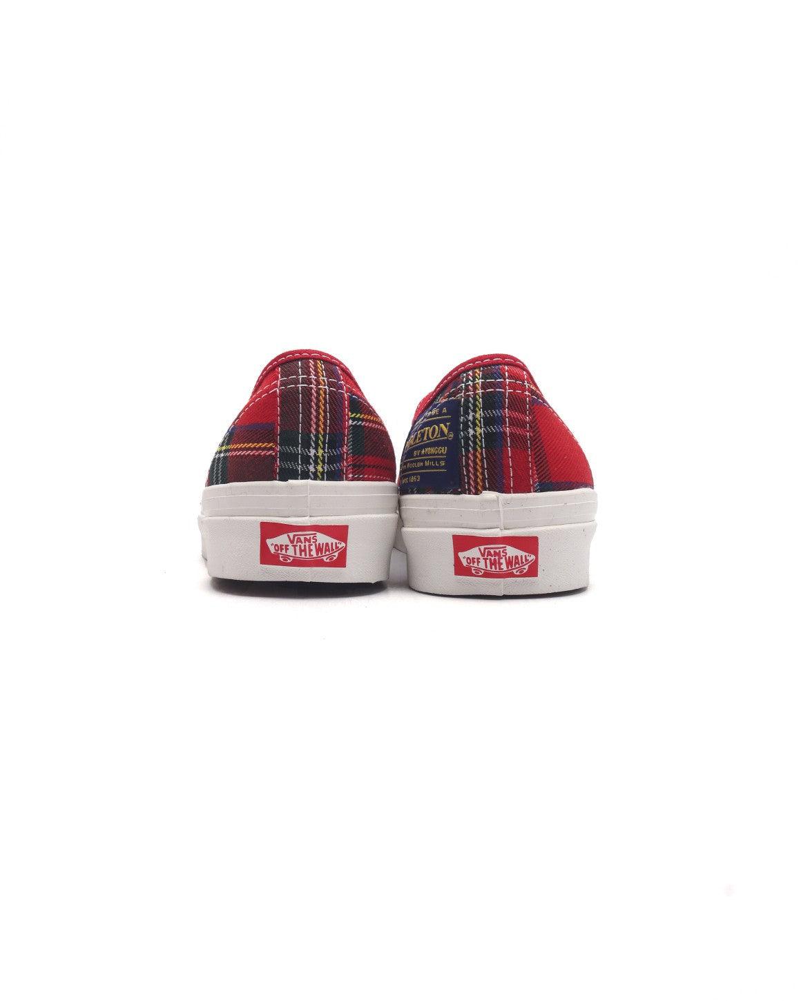 Vans X Pendleton Authentic 44 DX Anaheim Factory Red Tartan