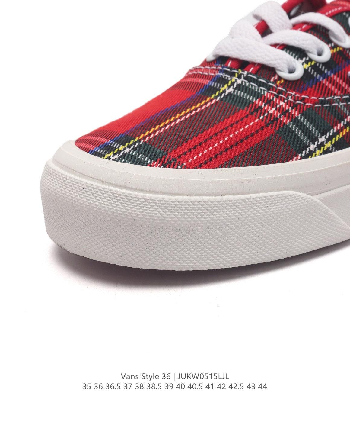 Vans X Pendleton Authentic 44 DX Anaheim Factory Red Tartan