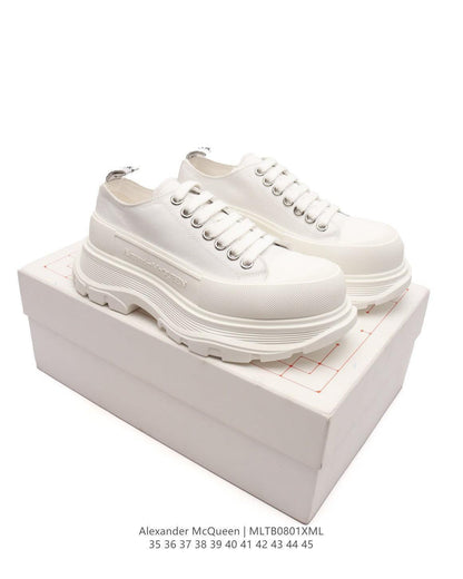 Alexander McQueen Women Tread Slick lace-up Sneakers