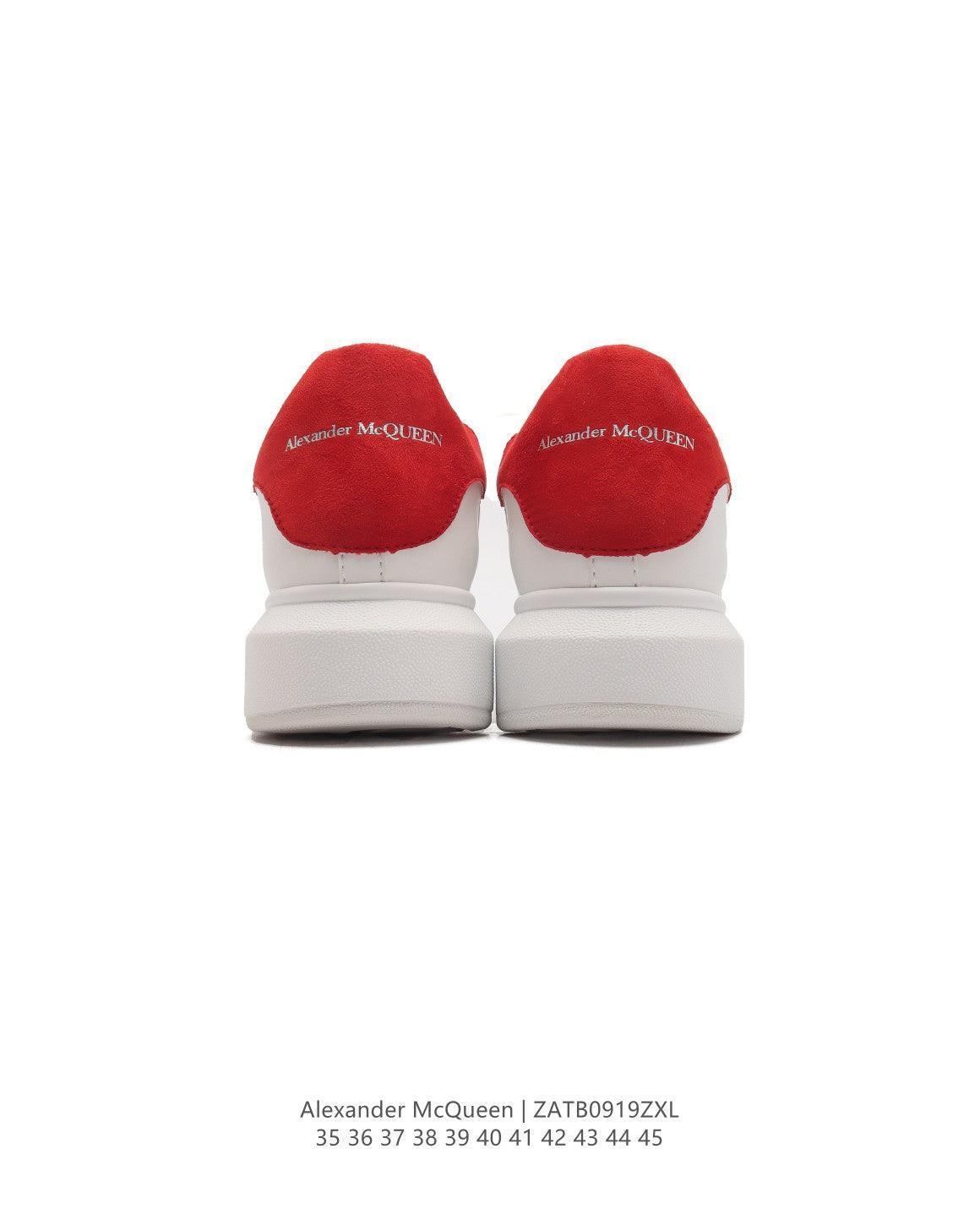 Alexander McQueen Sneakers White &amp; Red | Luxury Fashion Statement