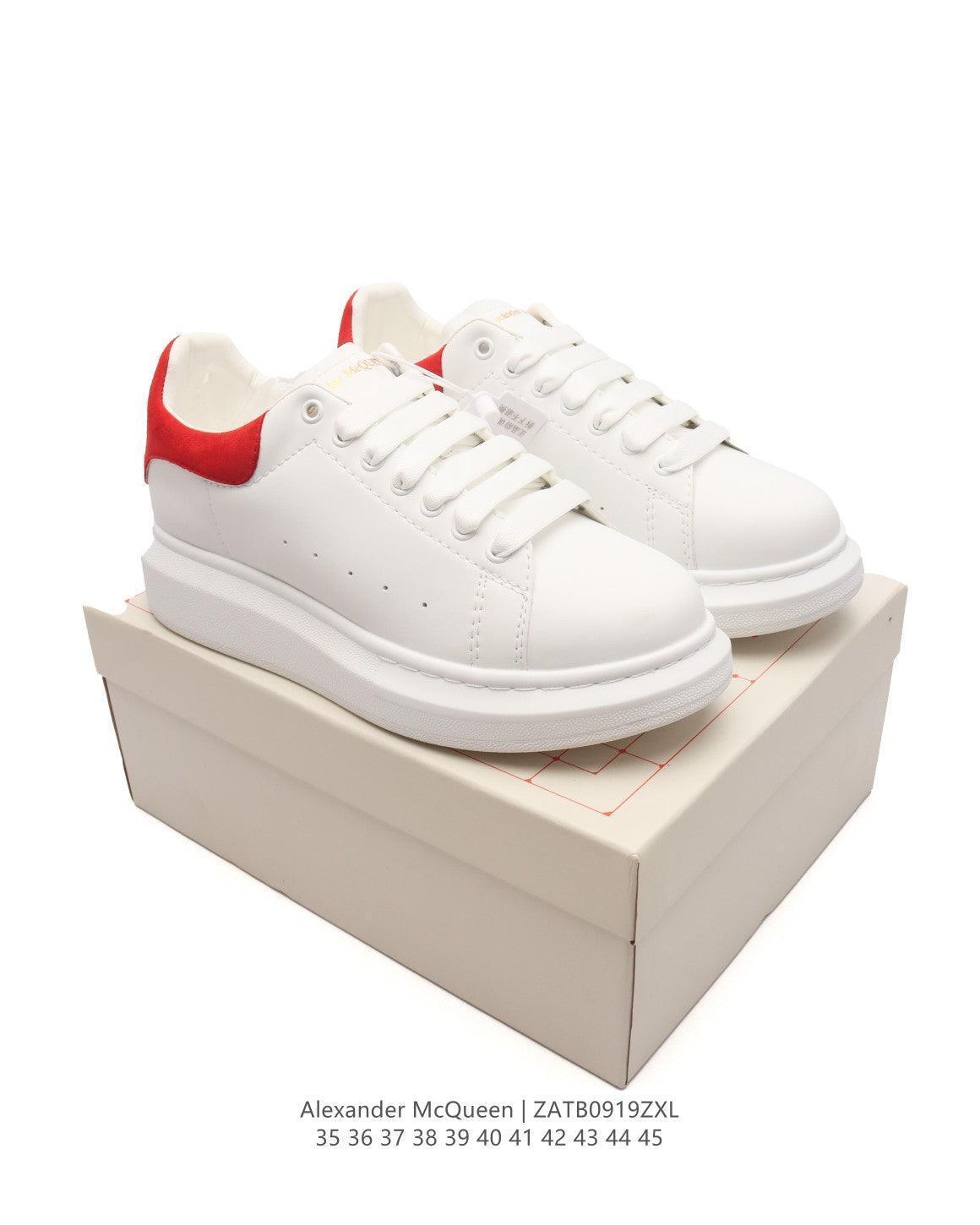 Alexander McQueen Sneakers White &amp; Red | Luxury Fashion Statement