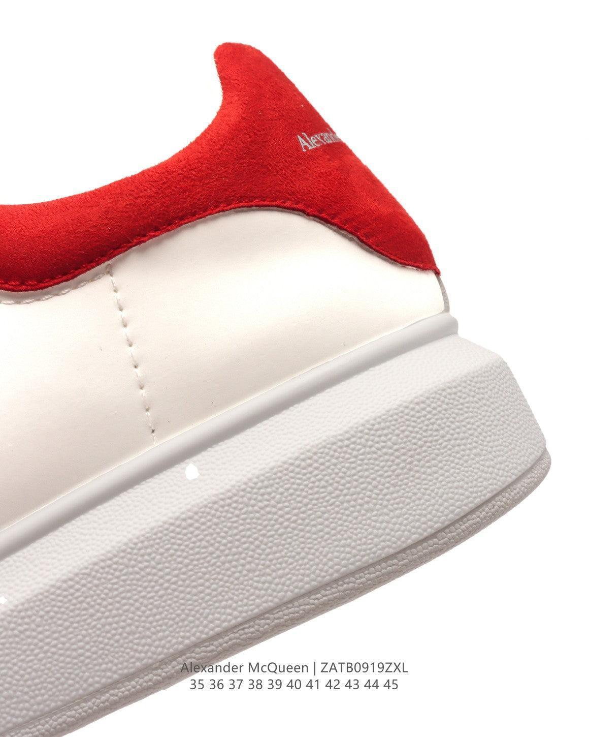 Alexander McQueen Sneakers White &amp; Red | Luxury Fashion Statement