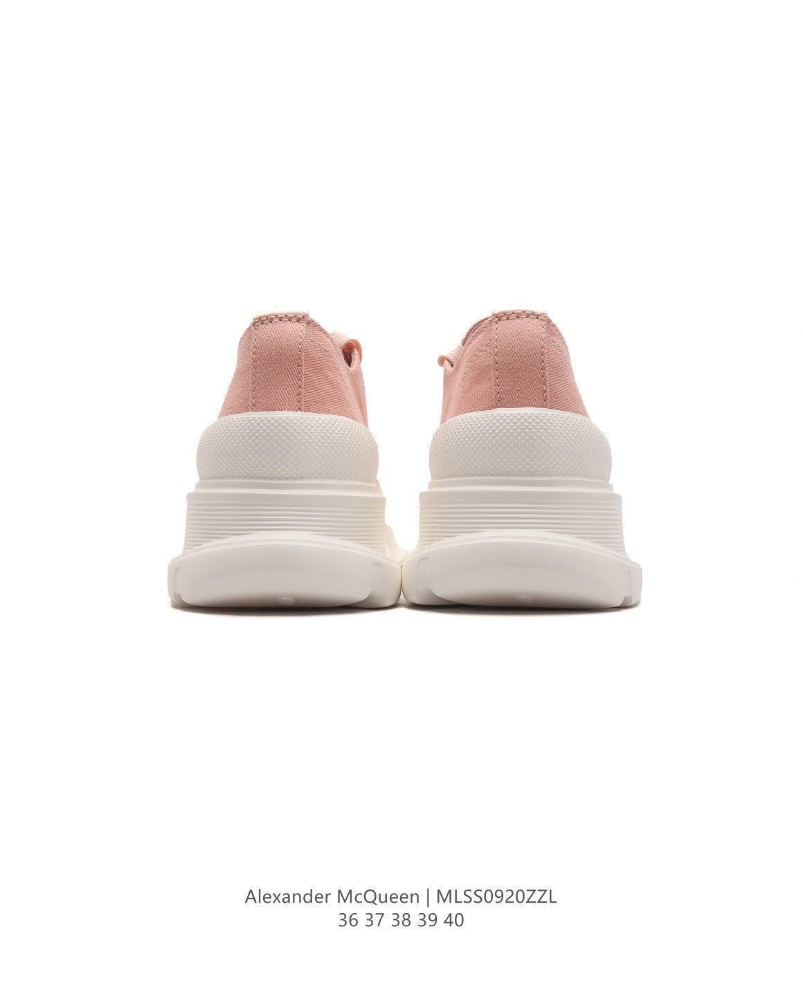 Alexander McQueen Women Tread Slick lace-up Sneakers &
