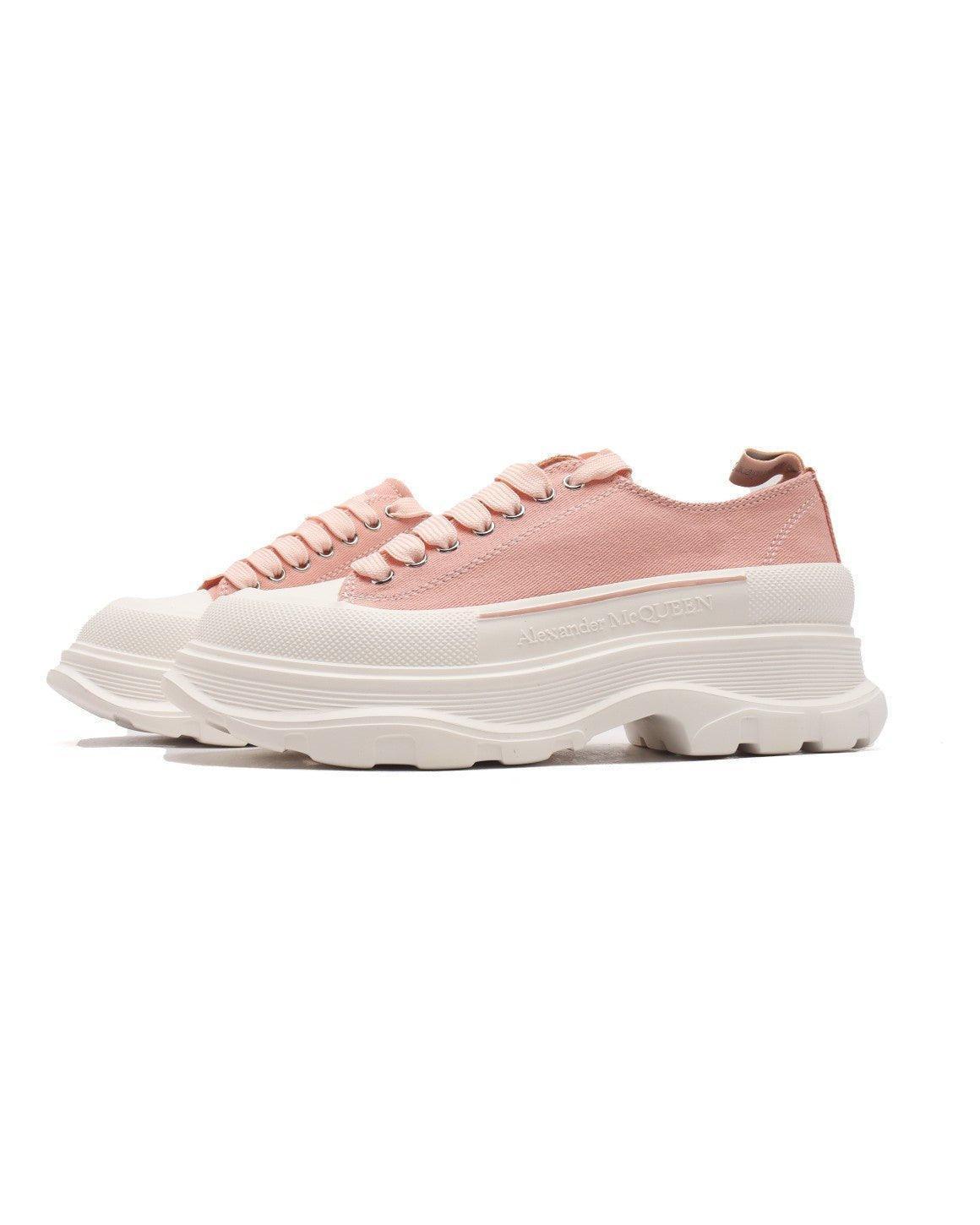 Alexander McQueen Women Tread Slick lace-up Sneakers &