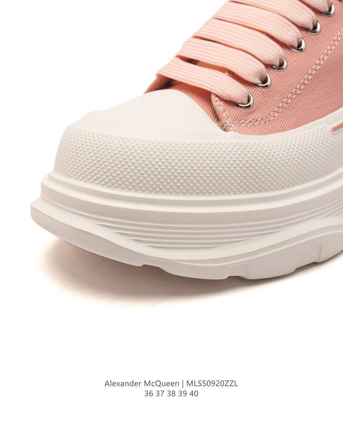 Alexander McQueen Women Tread Slick lace-up Sneakers &