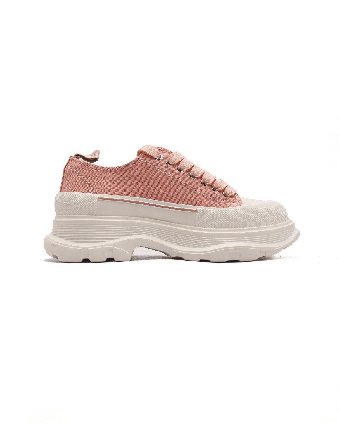 Alexander McQueen Women Tread Slick lace-up Sneakers &