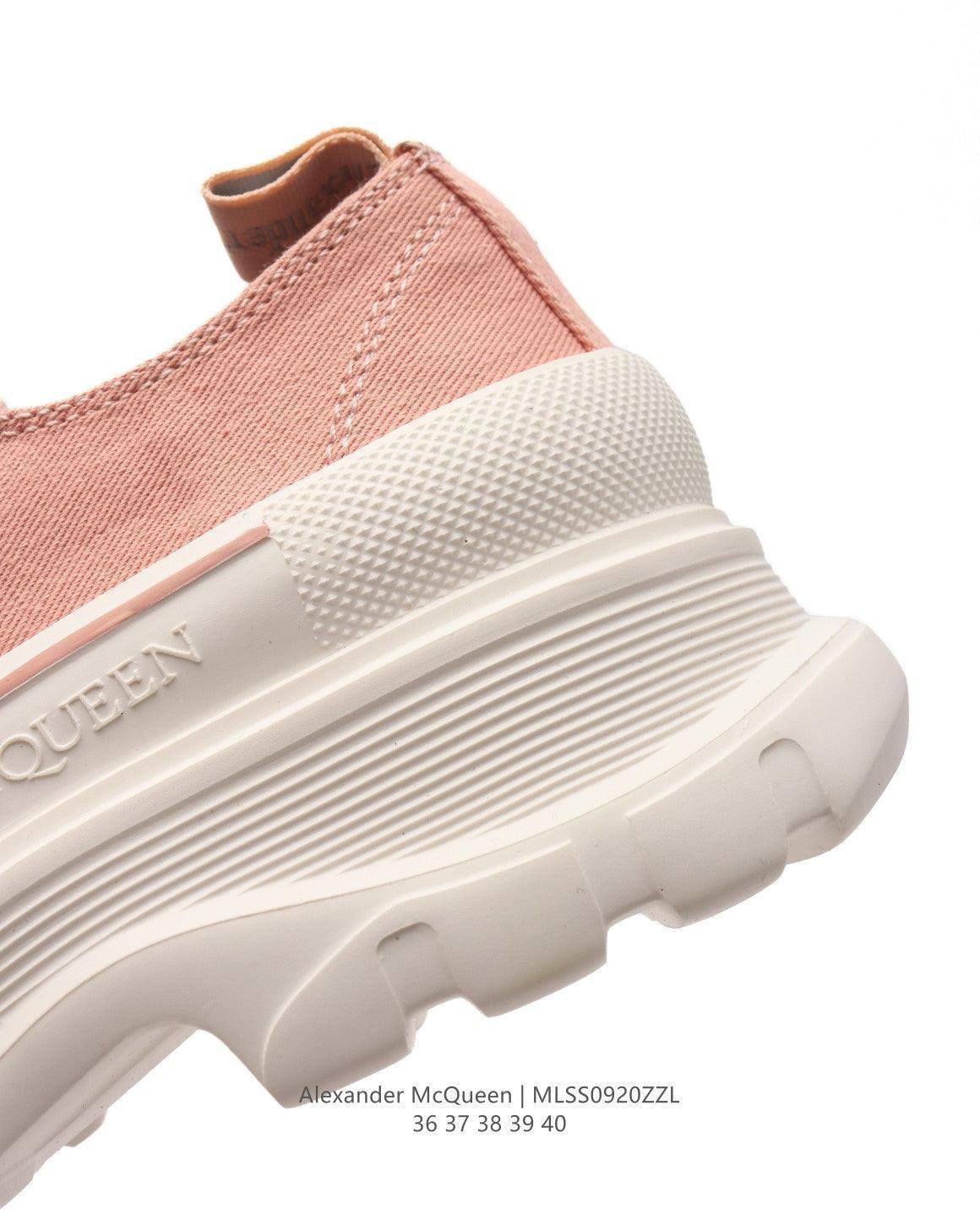 Alexander McQueen Women Tread Slick lace-up Sneakers &