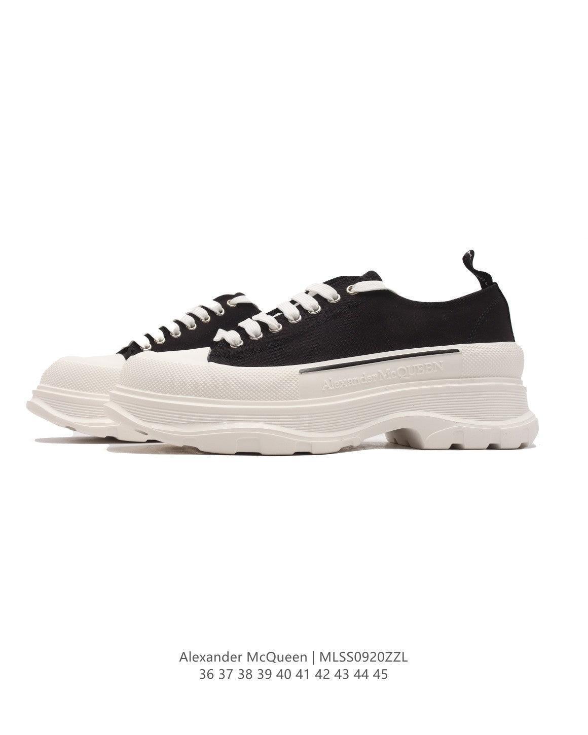 Alexander McQueen Women Tread Slick lace-up Sneakers &