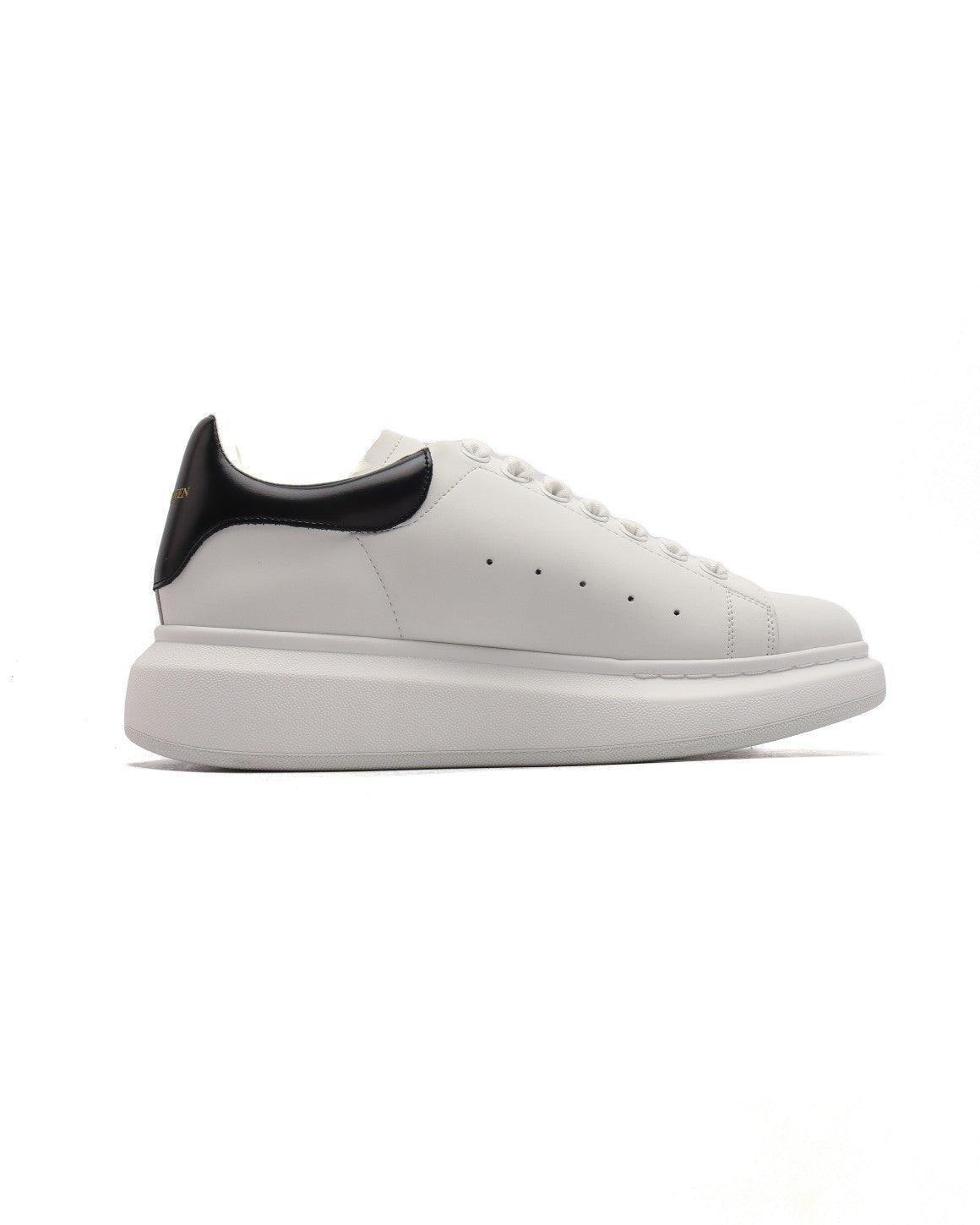 Alexander McQueen Oversized Sneakers - White &amp; Black Leather